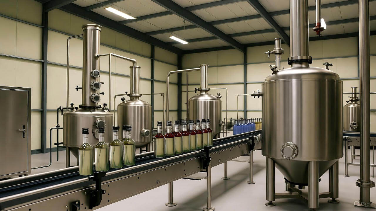 Цех перегонки  Цех перегонки