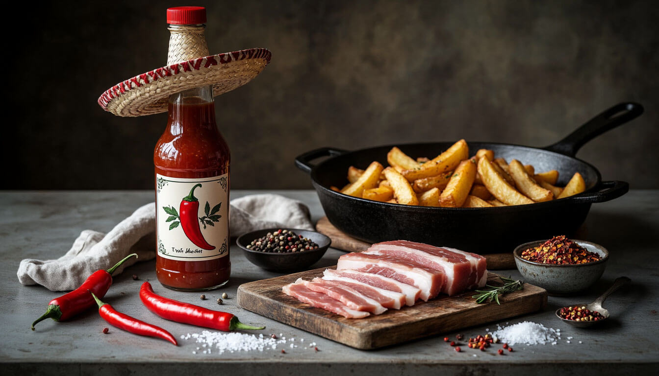 Острые перцы традиционно используются в приготовлении соусов Острые перцы традиционно используются в приготовлении соусов